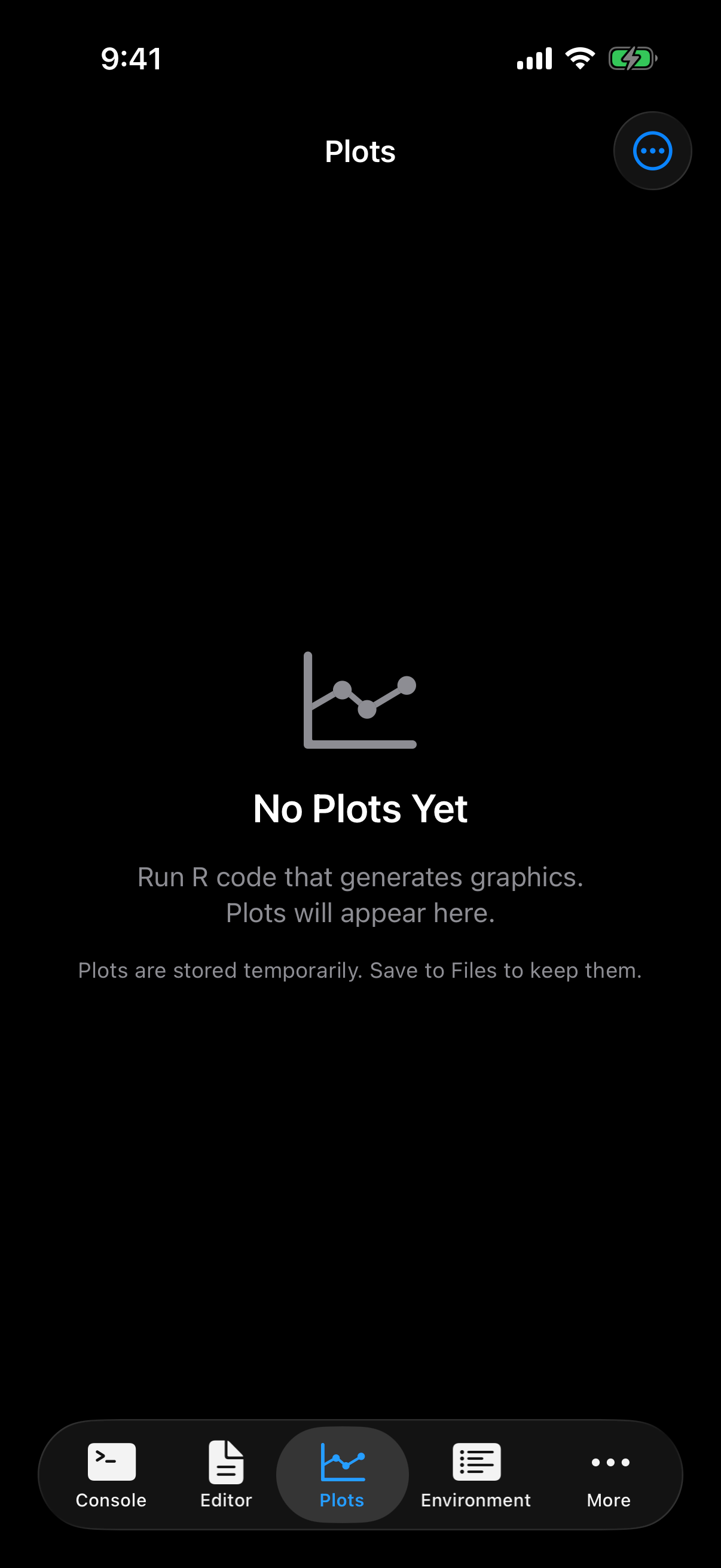 Plots on iPhone