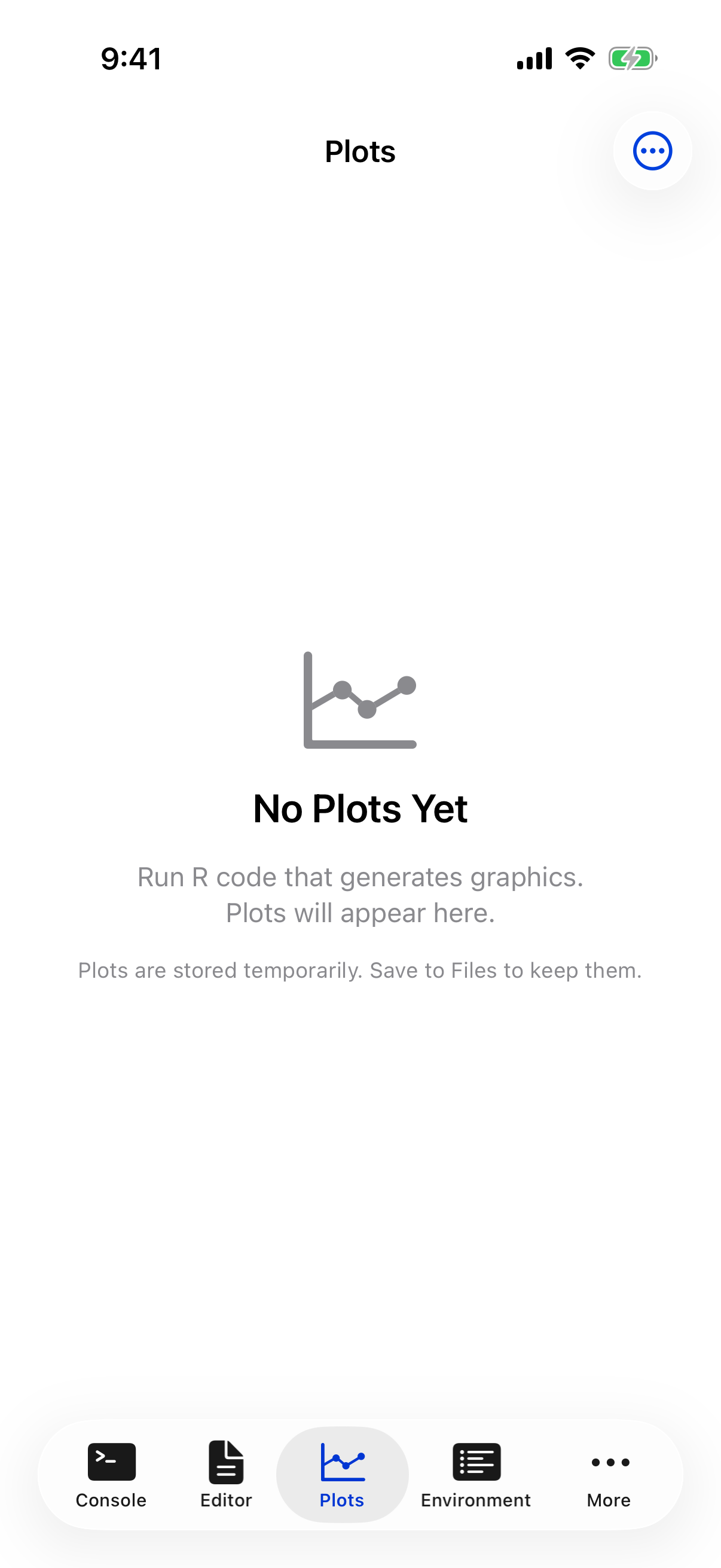 Plots on iPhone