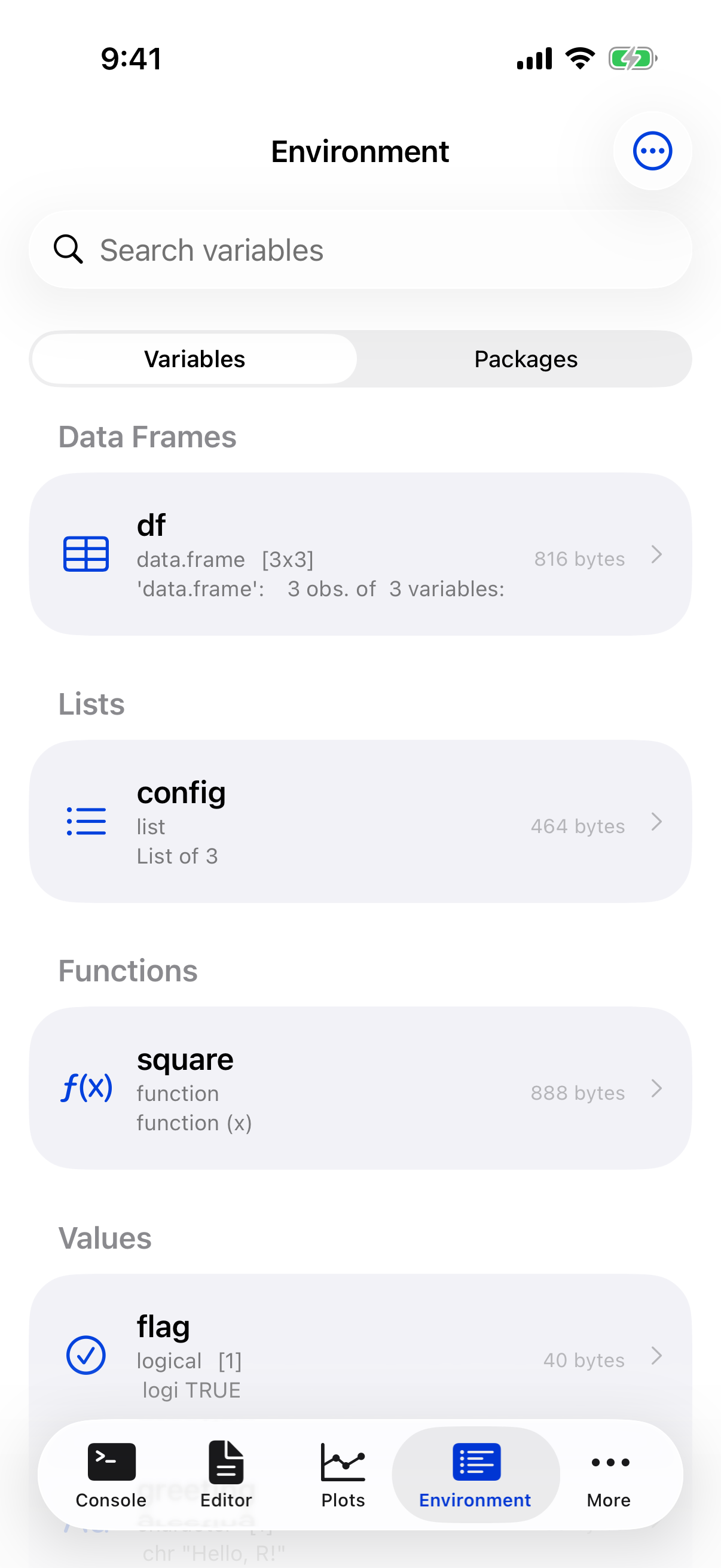 Long press context menu showing the Watch option on iPhone